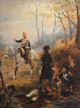 Clásico Painting - Los Soldados Descansan Robert Alexander Hillingford Guerra Militar